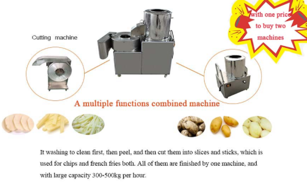Potato Peeler Slicer Machine Potato Peeler Slicer Machine